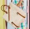 Woven Palm Leaf Backpack